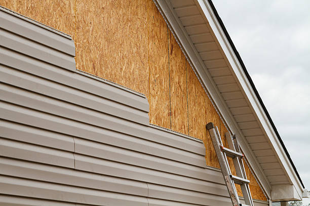 Professional Siding Installation technician working in West Suffield, CT